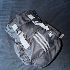 Adidas Black and Gray Men's Backpack